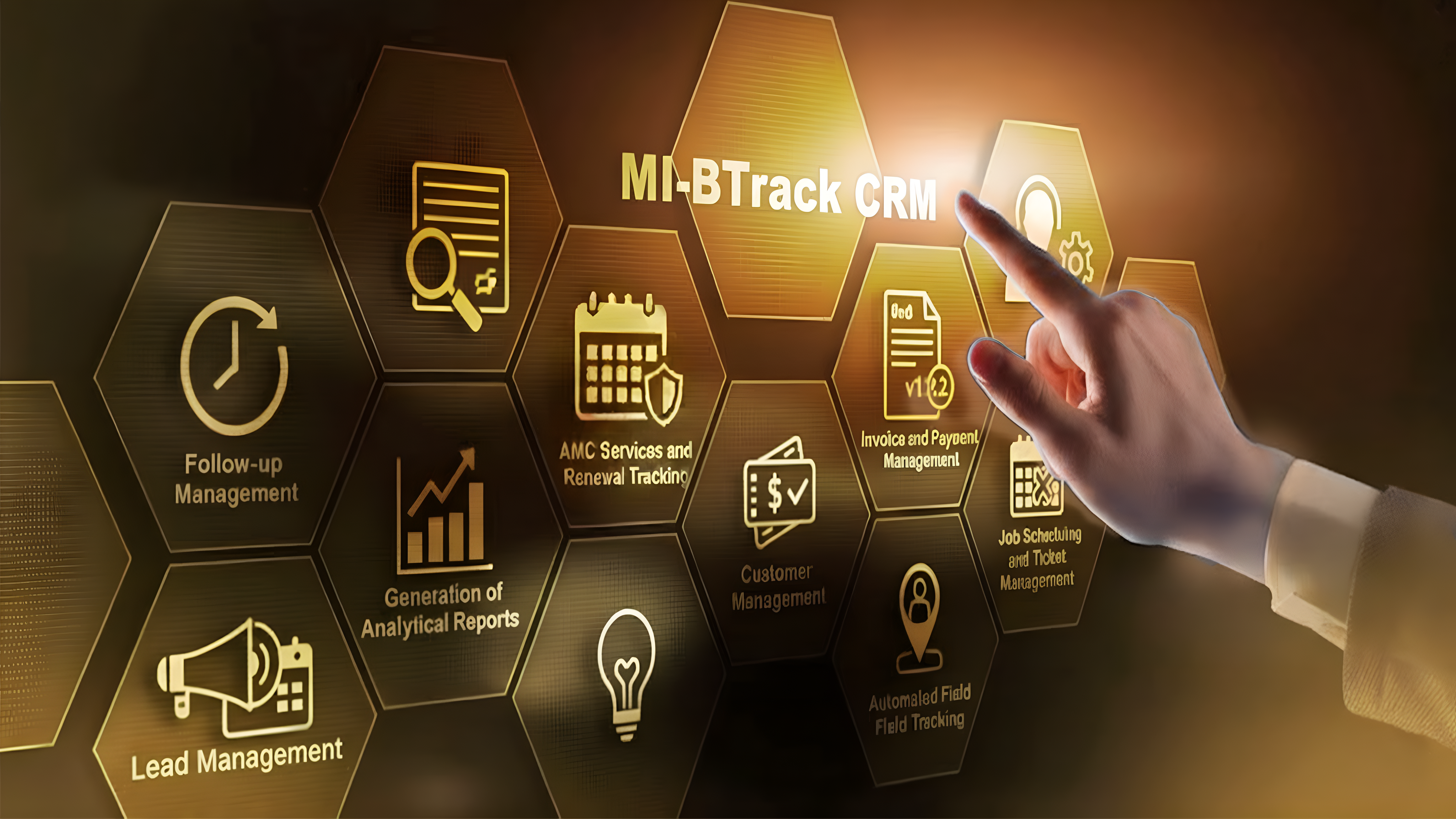 MI-Btrack CRM services for field service and business management